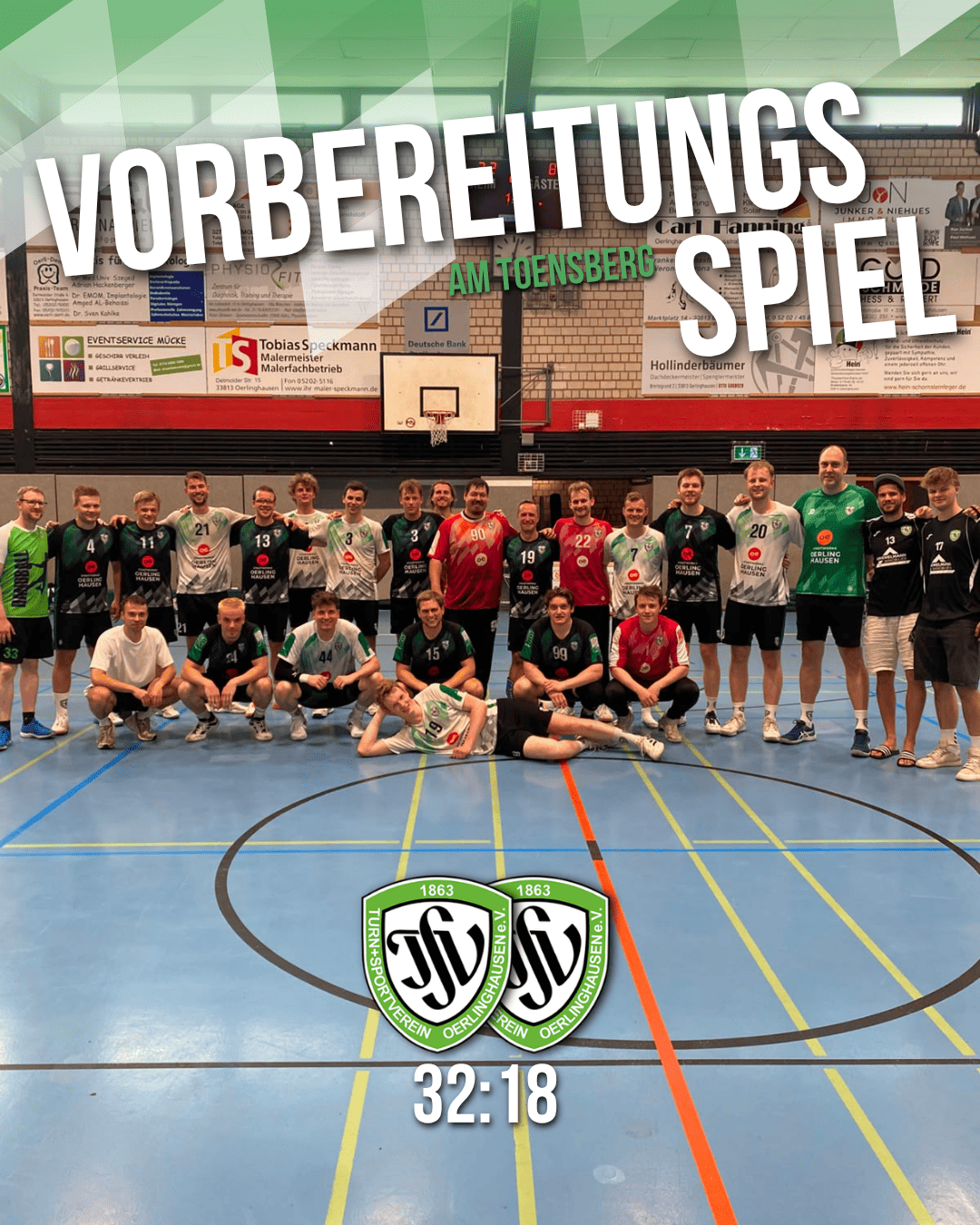 Vorbereitungsspiel am Tönsberg